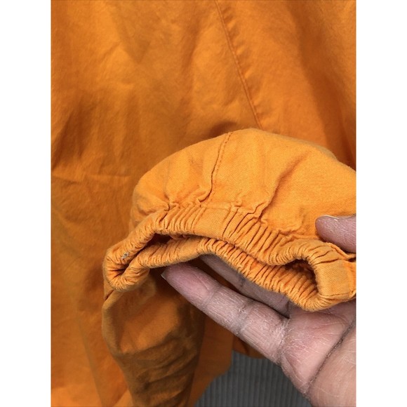 Himalaya Handmade Harem Jumpsuit Overall Orange L/XL Boho Hippie Grunge Romper - Picture 9 of 12